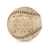 A 1923 Cincinnati Reds Team Signed Autograph Baseball (Beckett Authentication Services Letter of Authenticity)