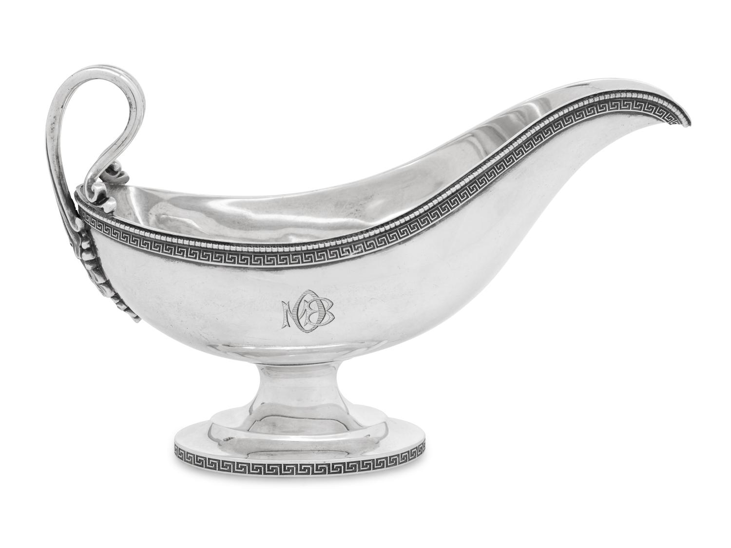 A Tiffany and Co. Silver Sauce Boat