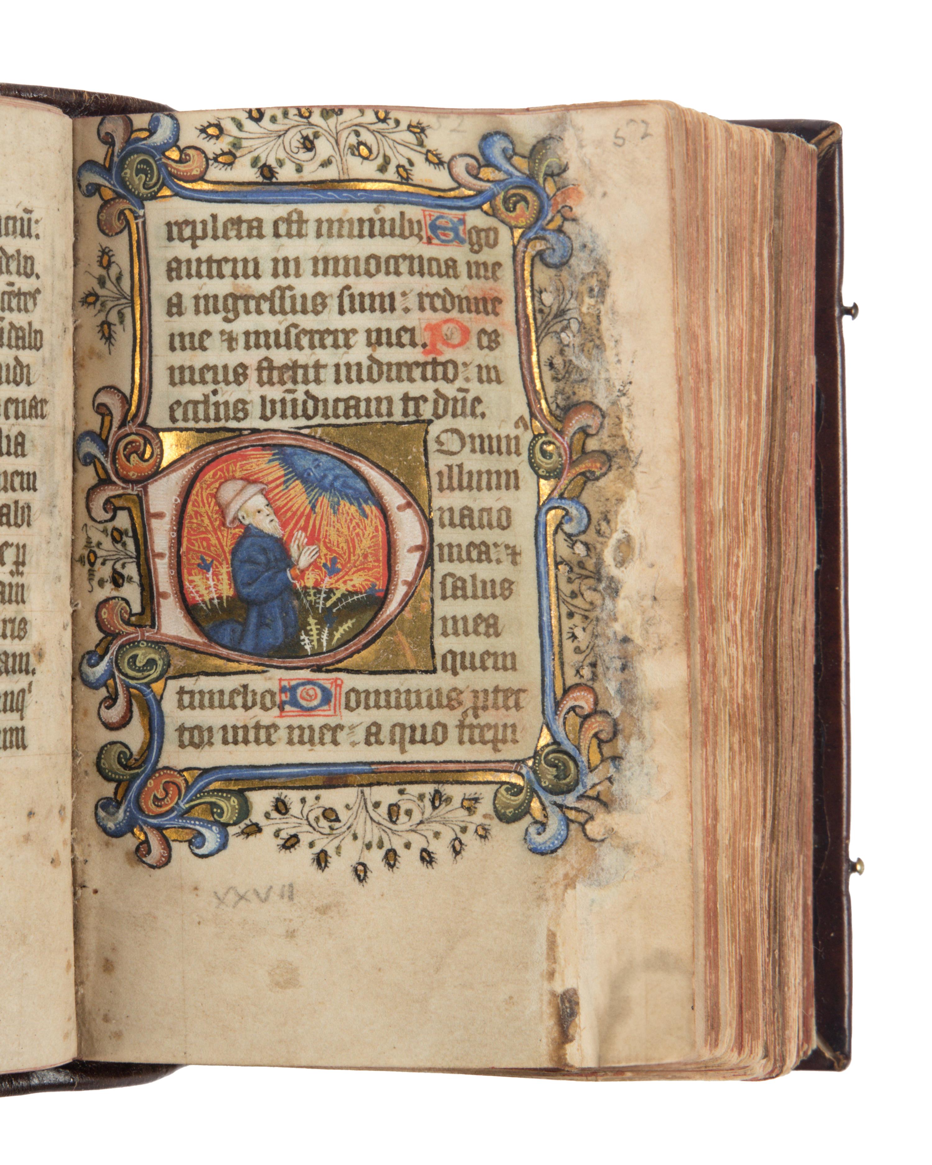 FOLLOWER OF HERMAN SCHEERE (active London, c. 1405-1425) Psalter, Use of Sarum, in Latin, illuminated manuscript on parchment [England, London, c. 1425-35]