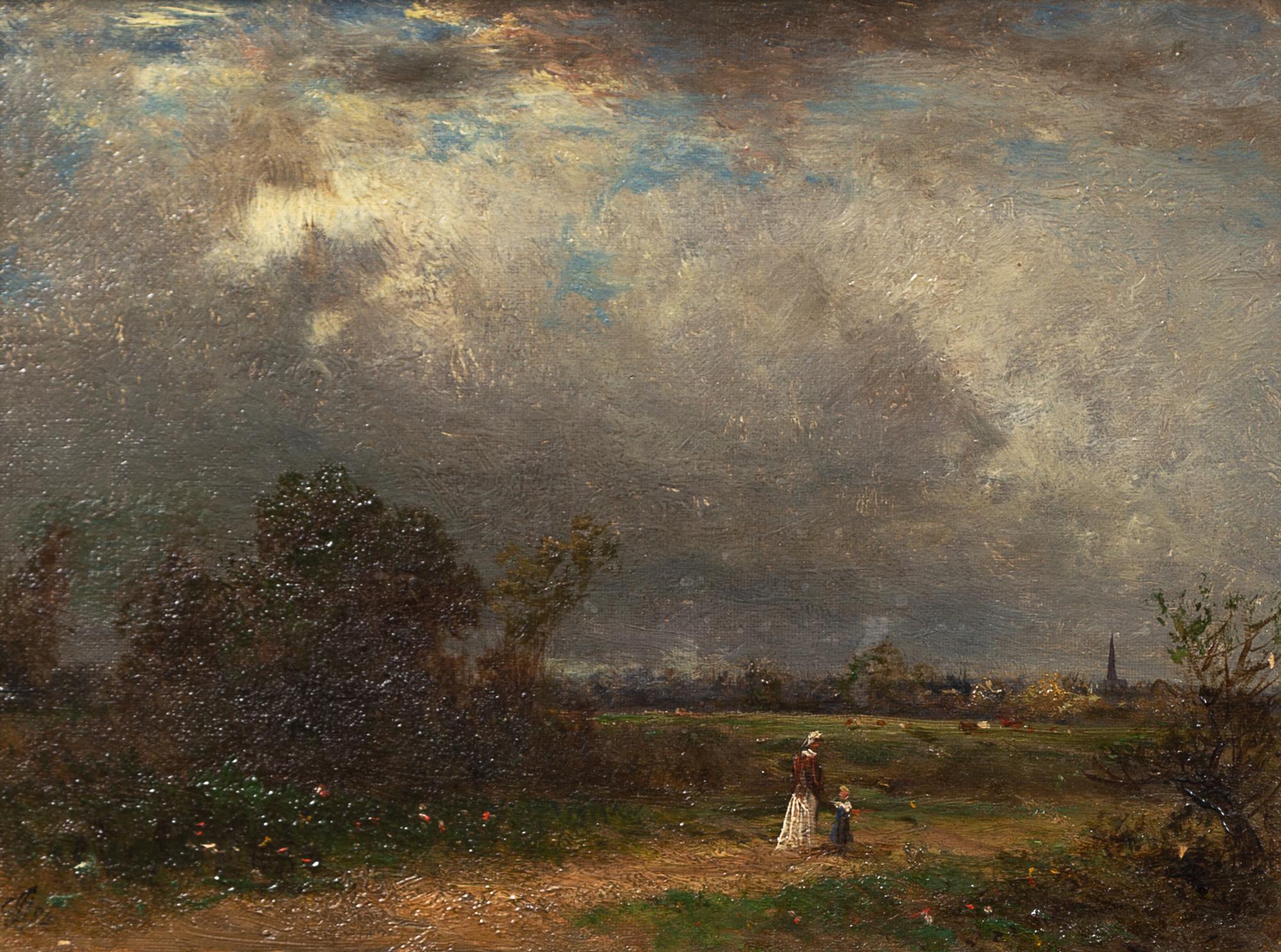 David Johnson, (American, 1827-1908) , Landscape, 1884