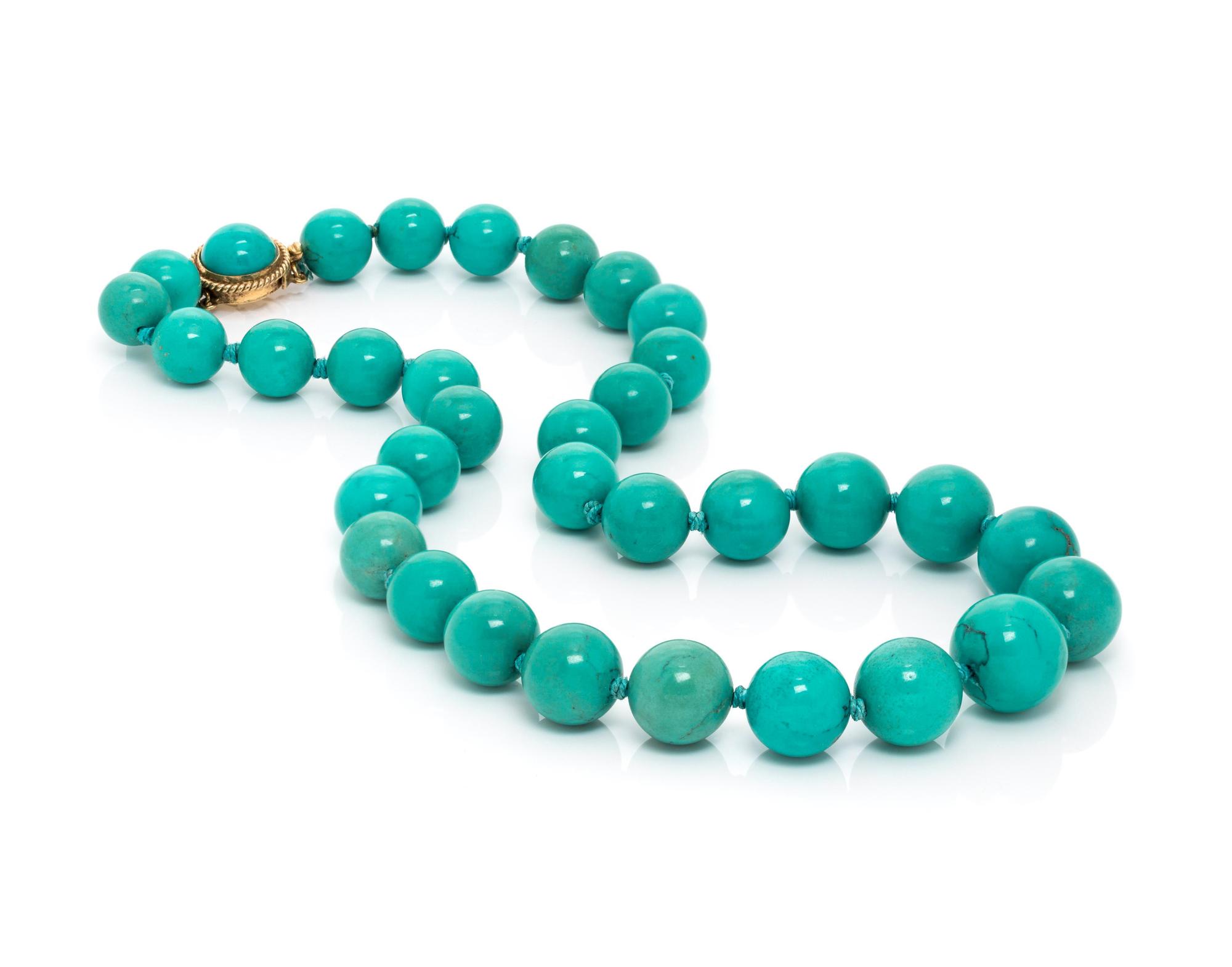 TURQUOISE BEAD NECKLACE