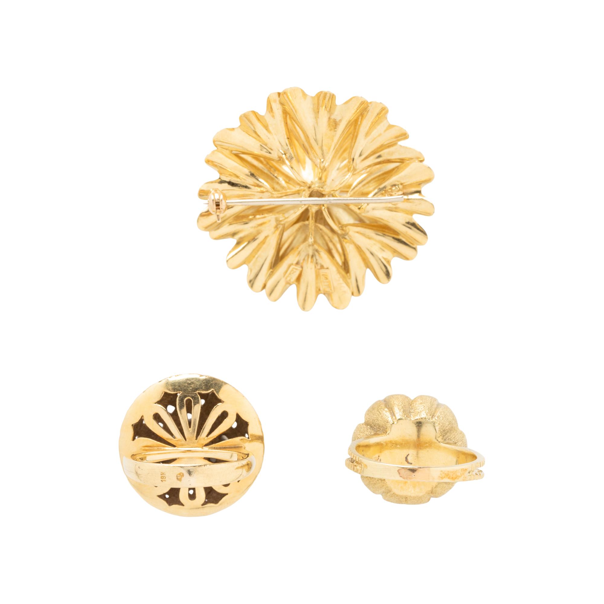 COLLECTION OF YELLOW GOLD AND MULTIGEM JEWELRY