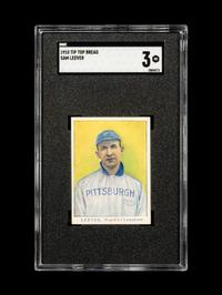A 1910 Tip Top Bread Sam Leever Baseball Card (SGC 3 VG)
