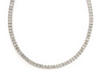 PLATINUM AND DIAMOND RIVIÈRE NECKLACE