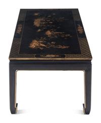 A Chinese Style Lacquered Low Table