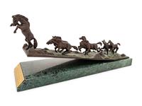 Bronze Model For Denver Broncos Fountain