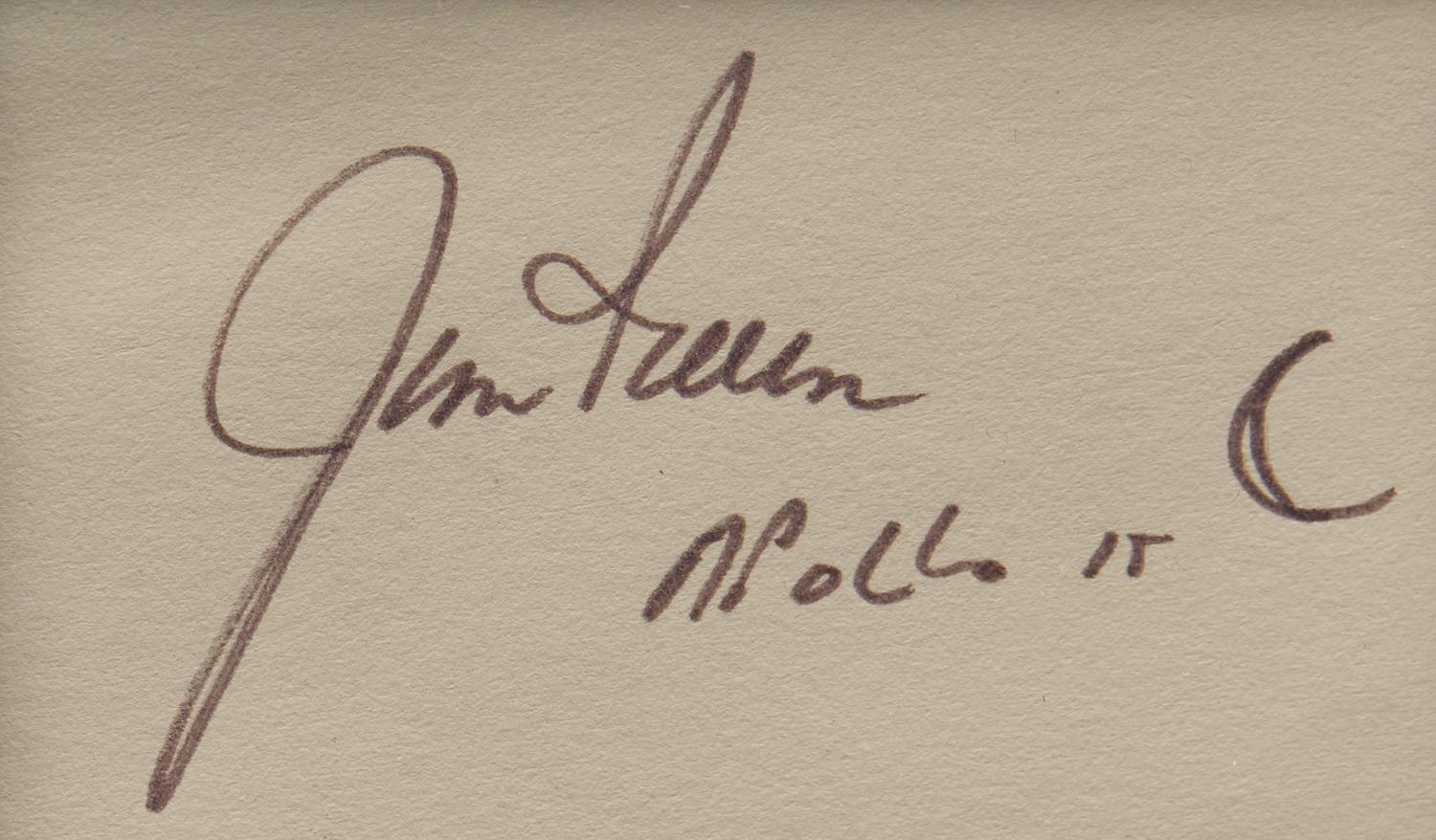 [Travel & Exploration] Group of 12 Signatures of NASA Apollo Missions Moonwalkers