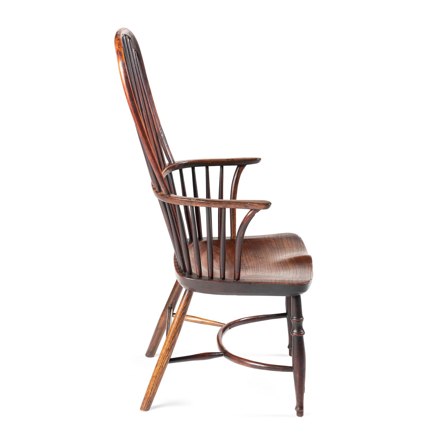 An English Comb-Back Windsor Armchair