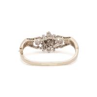 CONVERTIBLE WHITE GOLD AND DIAMOND BANGLE BRACELET