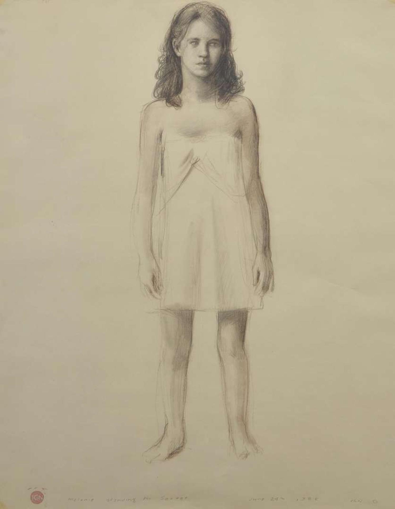 Bo Bartlett (American, b. 1955), Melonie Standing for Sextet