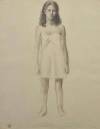 Bo Bartlett (American, b. 1955), Melonie Standing for Sextet