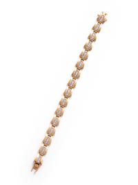 BICOLOR GOLD AND DIAMOND BRACELET