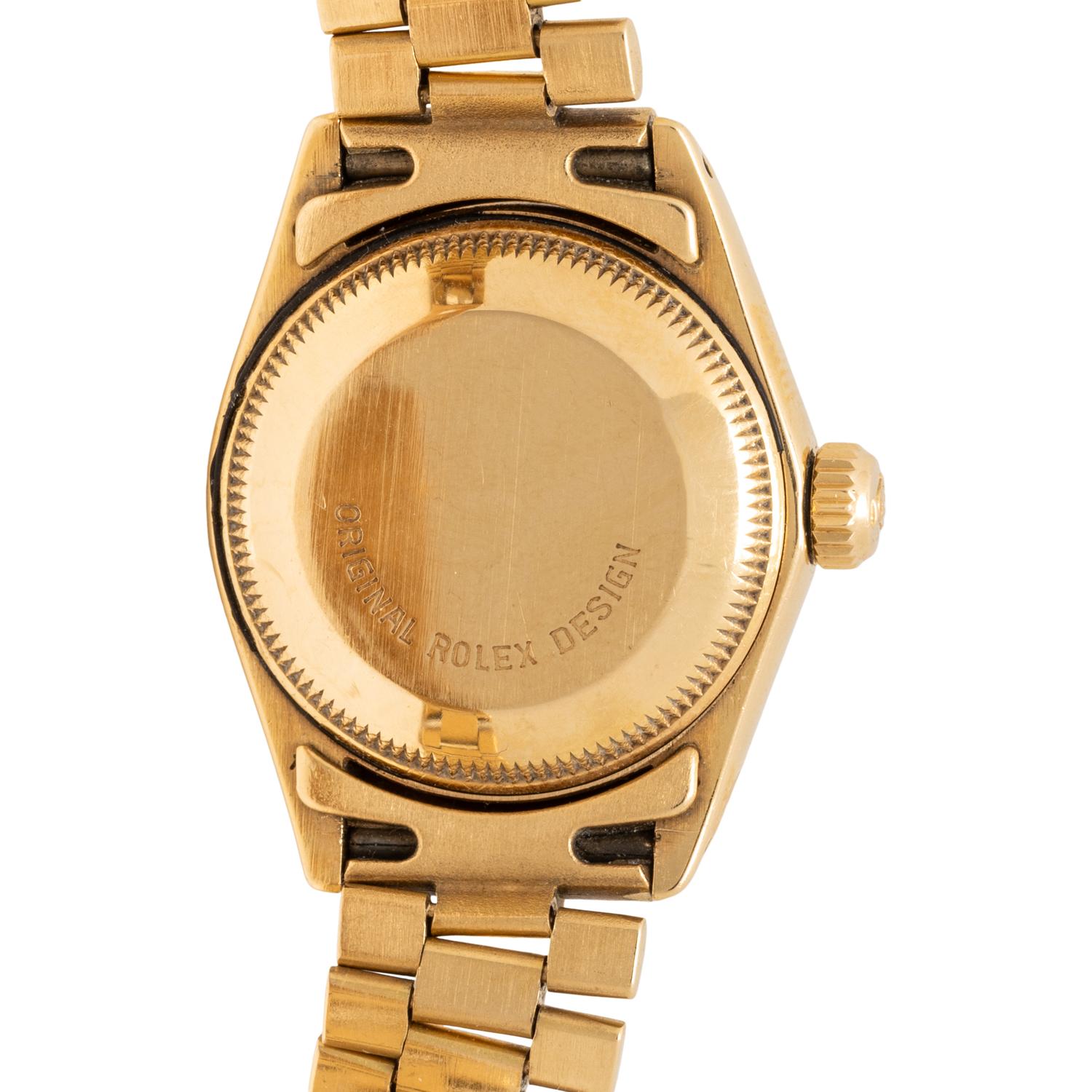 ROLEX, REF. 6917 18K YELLOW GOLD 'LADY DATEJUST' WATCH