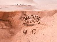 An American Oval Copper Brazier with Cover