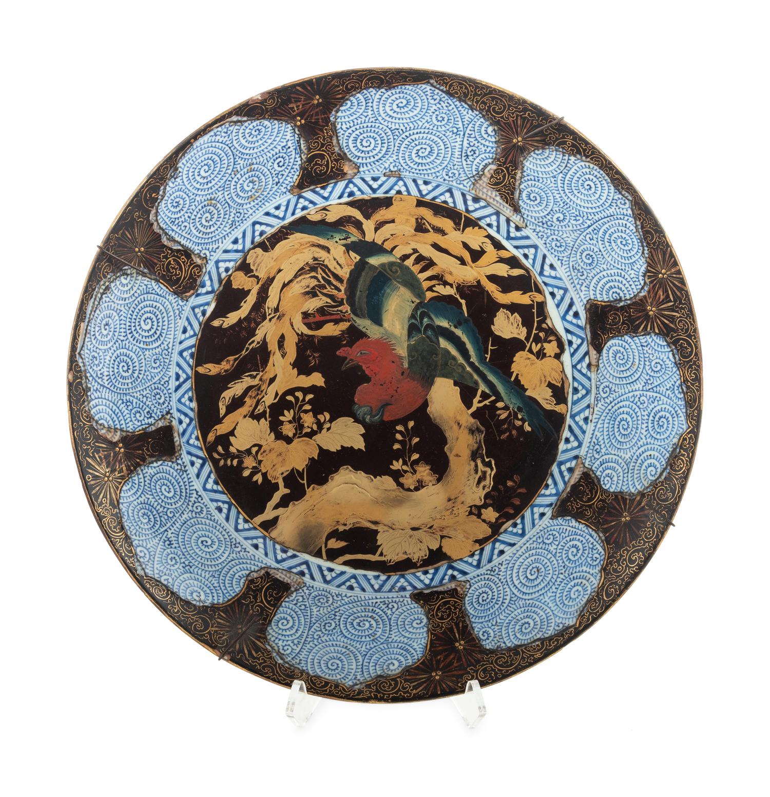 An Imari Porcelain Charger