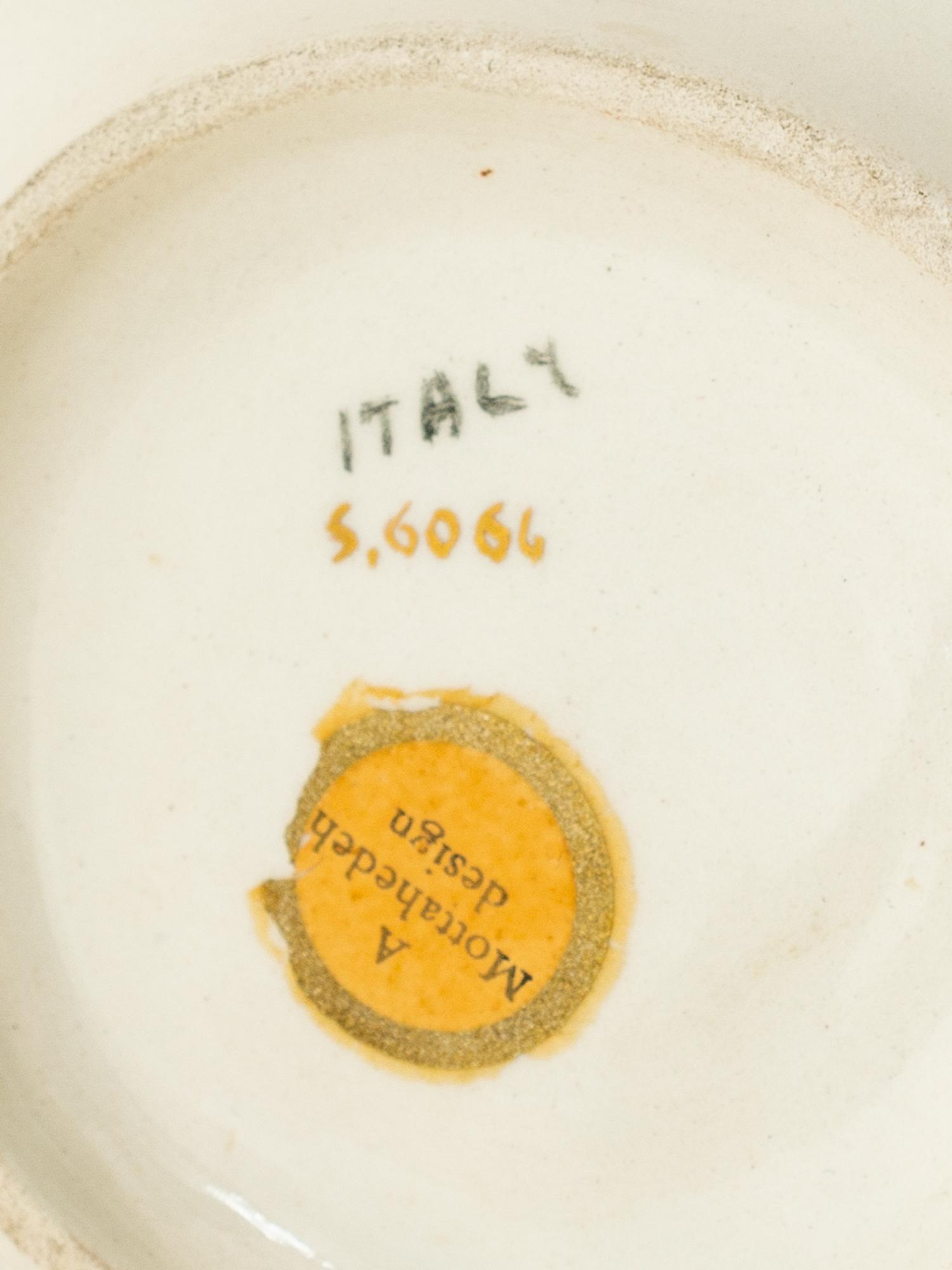 A Group of Continental Porcelain Inkwells