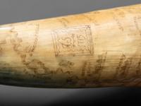 An American Engraved Powder Horn
