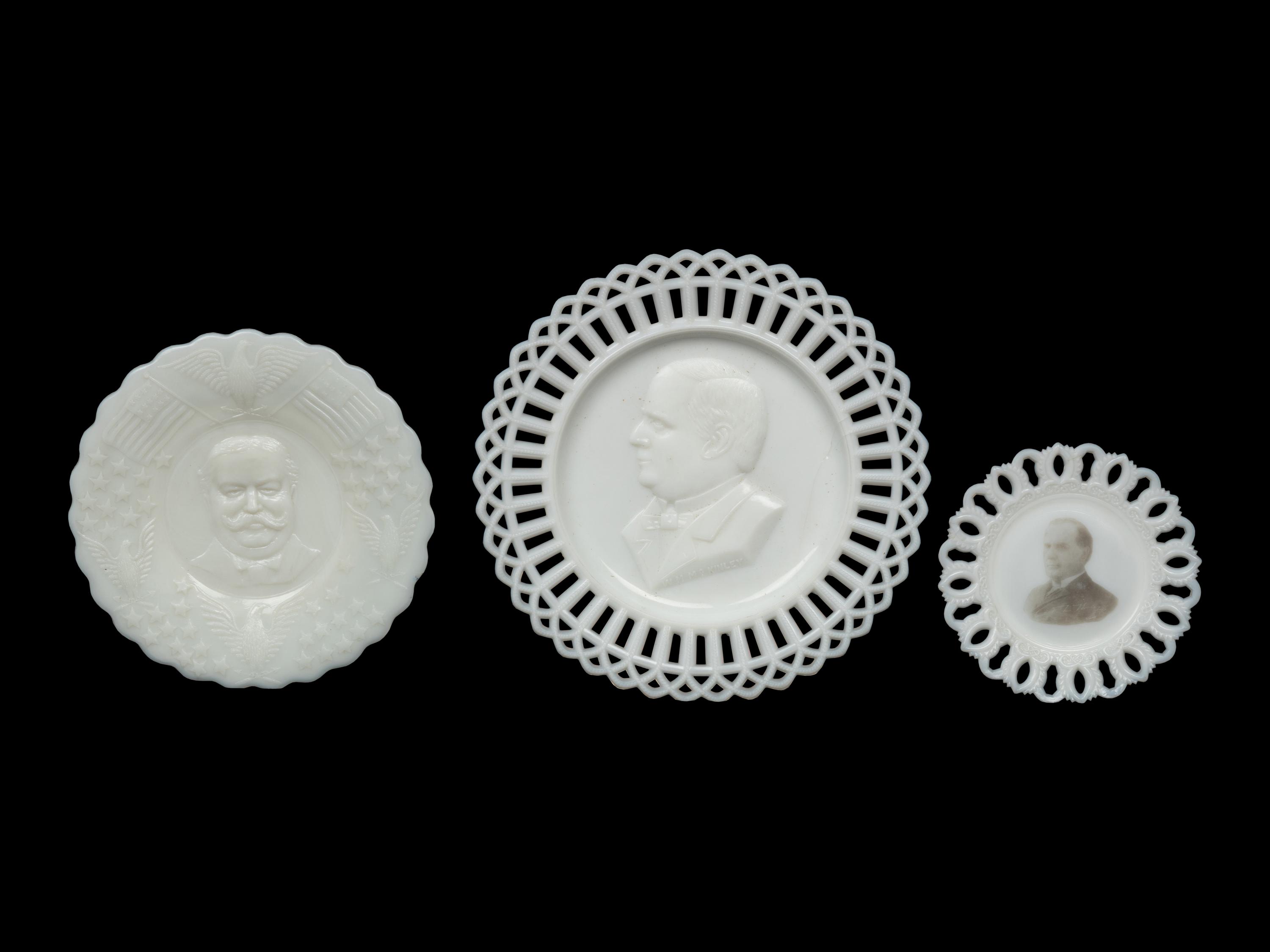 A Collection of American Presidential and Commemorative Glass Articles