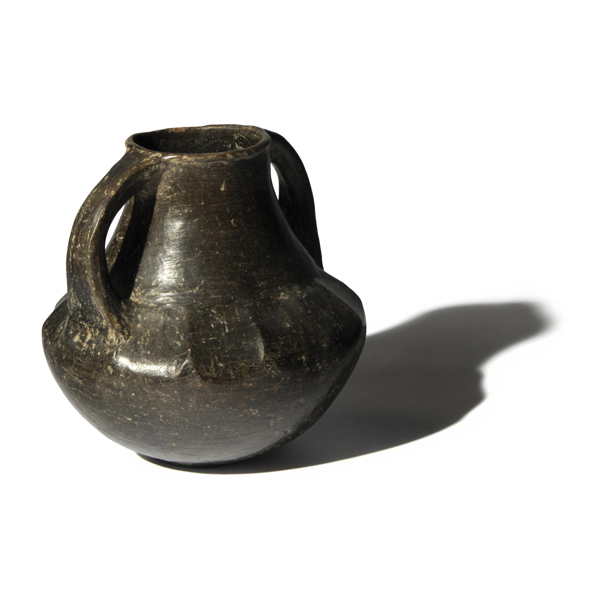 An Etruscan Blackware Amphora