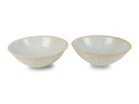 A Pair of Chinese Qingbai Porcelain Bowls — SONG DYNASTY