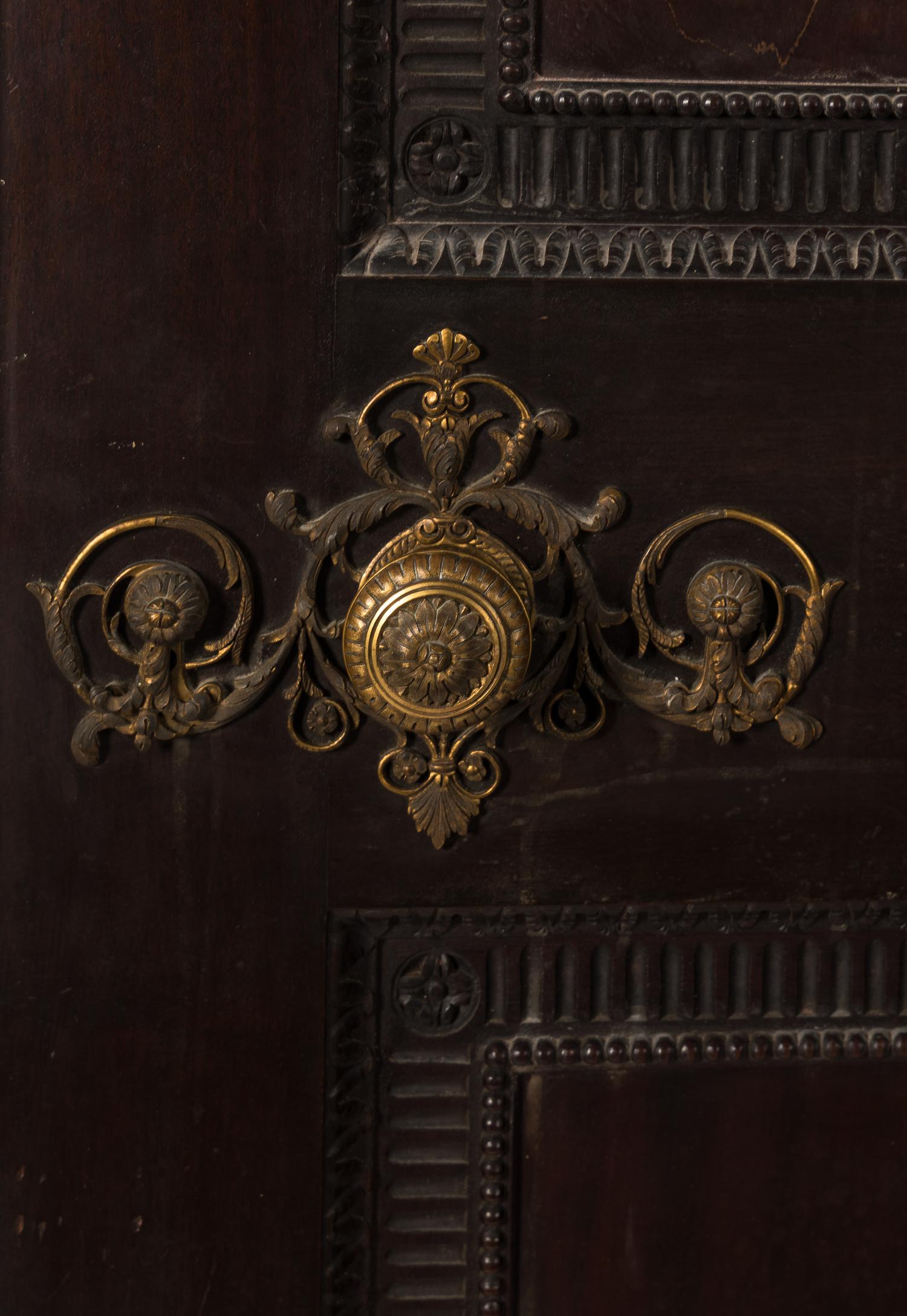 A George III Mahogany Door