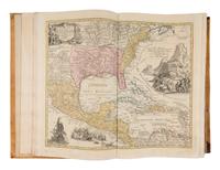 [MAPS]. HOMANN, Johann Baptist (1663-1724), HOMANN HEIRS, and Georg Matthäus SEUTTER (1678-1757). [Composite Atlas]. [Nuremberg, Augsburg, and others: Homann Heirs and others, maps dated between 1728-1765].