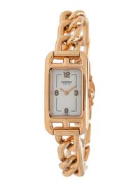 HERMÈS, 18K YELLOW GOLD 'NANTUCKET' WATCH