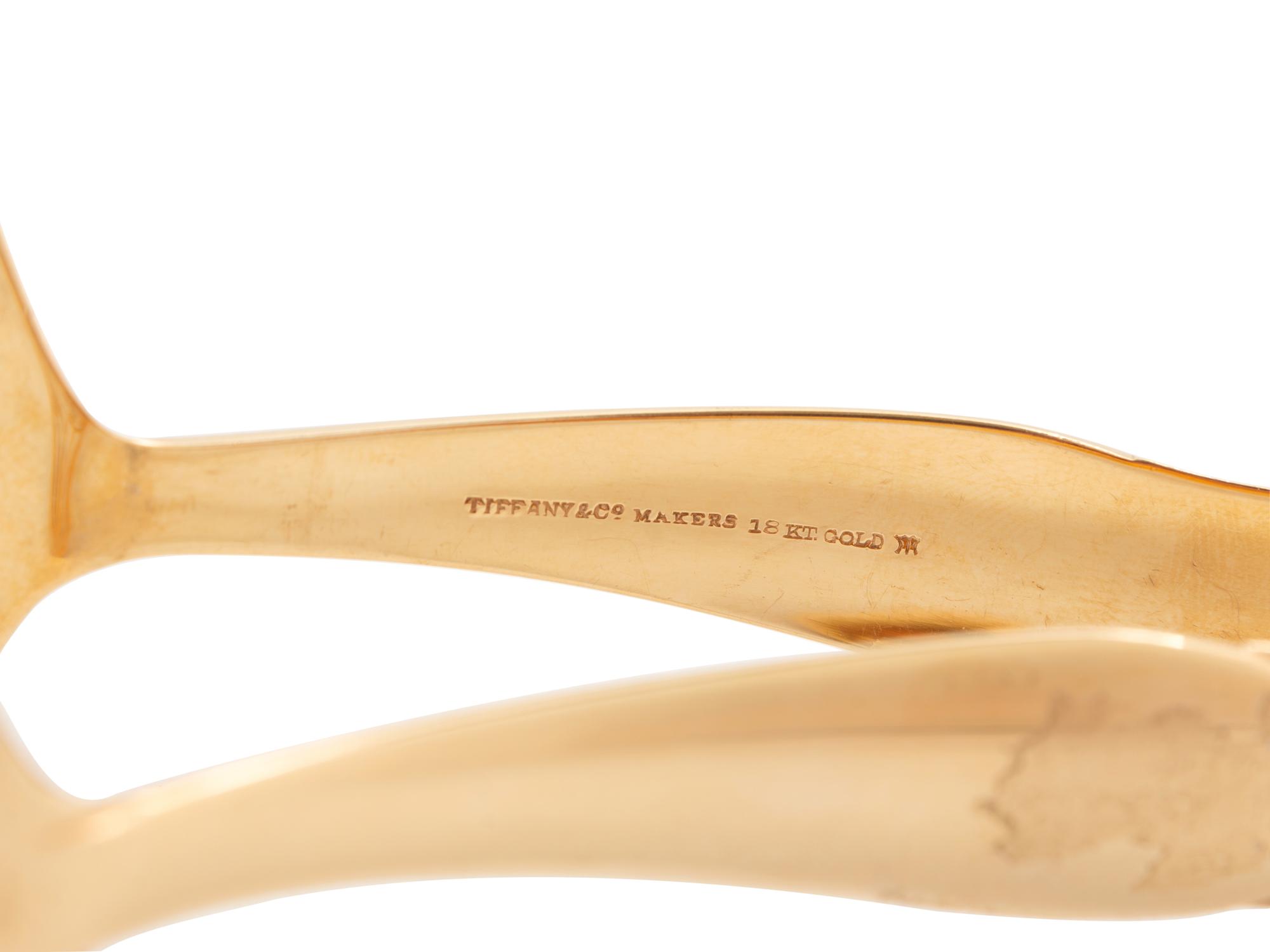 A Pair of Tiffany & Co. 18-Karat Yellow Gold Toast Tongs