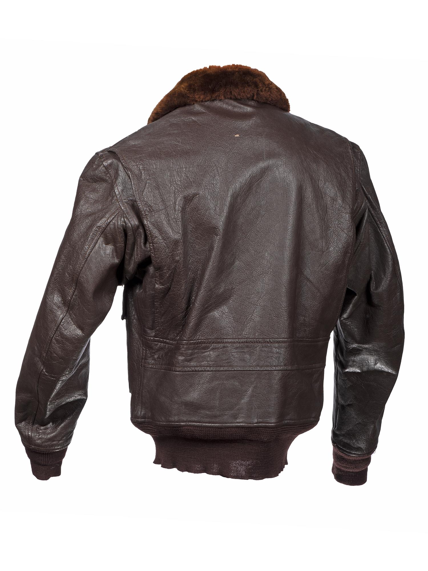 [MILITARIA]. Lt. General Carson A. Roberts (1905-1983) G-1 military flight jacket with Fleet Marine Force, Pacific squadron patch.