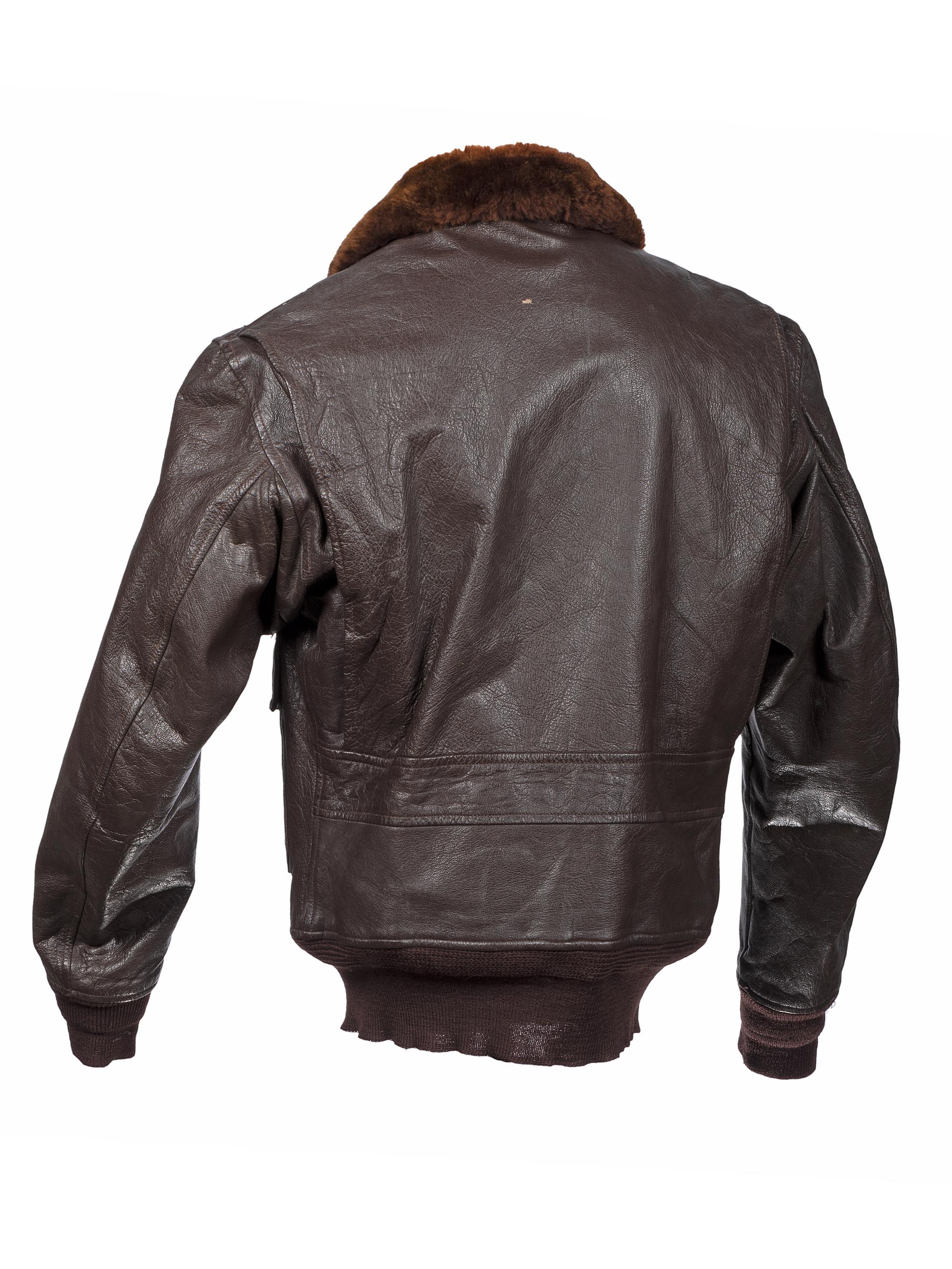 [MILITARIA]. Lt. General Carson A. Roberts (1905-1983) G-1 military flight jacket with Fleet Marine Force, Pacific squadron patch.