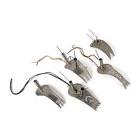 Pawnee German Silver Roach Spreaders, Caesar Family