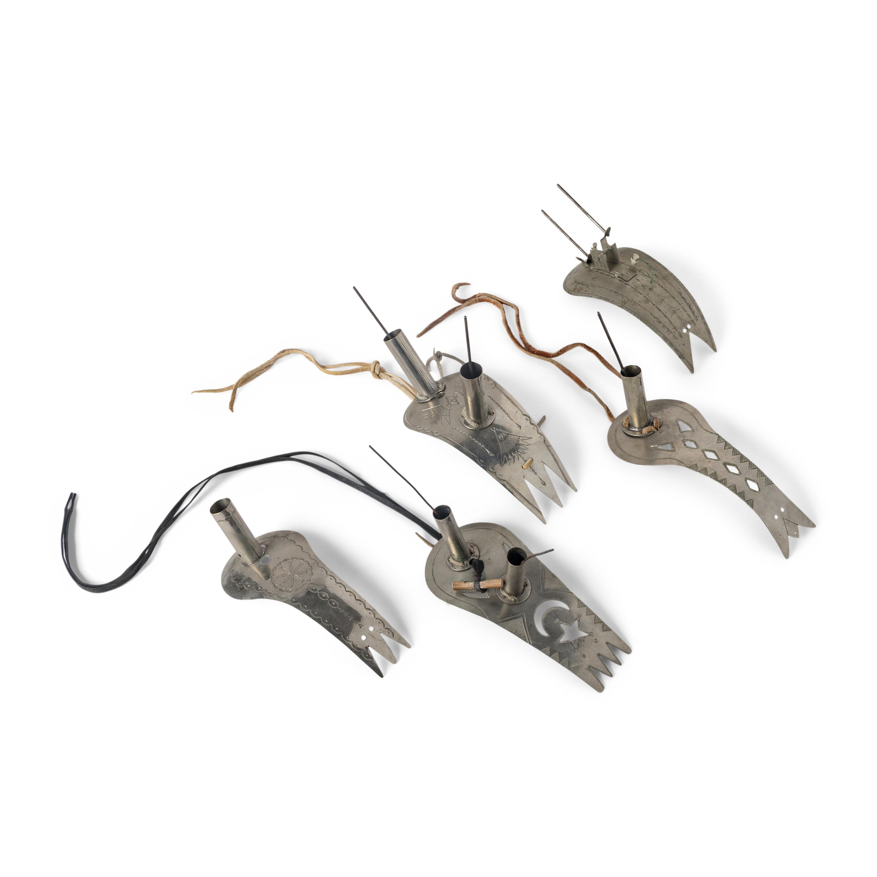 Pawnee German Silver Roach Spreaders, Caesar Family
