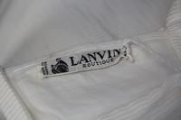 A Lanvin White Cotton Ribbed Dress,