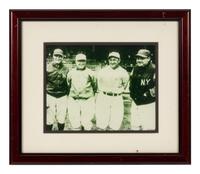 A Group of 11 Photographs of New York Yankees Players Formerly Displayed at Mike Ditka’s Restaurant