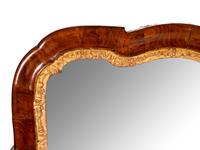 A George I Parcel Gilt Walnut Pier Mirror