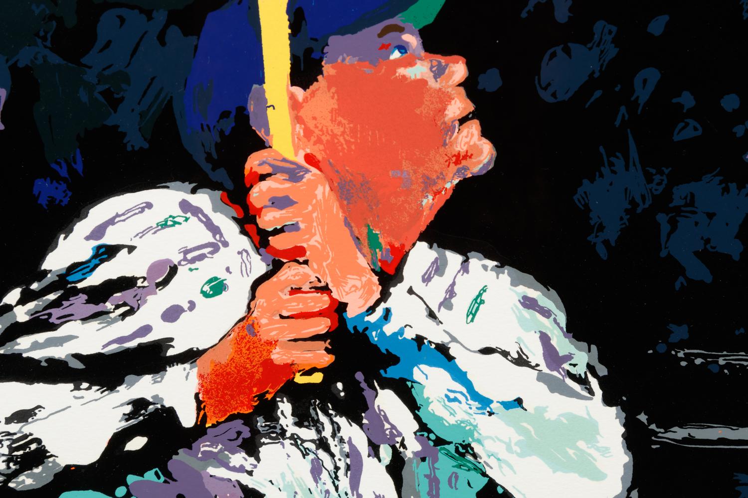 A 1995 Babe Ruth LeRoy Neiman Signed Serigraph,