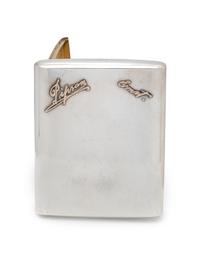 A Russian Silver and Gold Mounted Cigarette Case