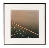 Terry Evans (born 1944) Lake Michigan, Boats and Barrier, 2003