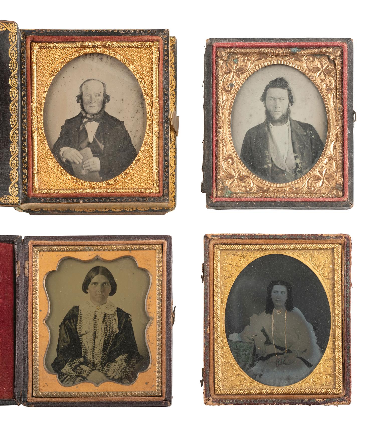 [EARLY PHOTOGRAPHY]. 27 assorted cased images.