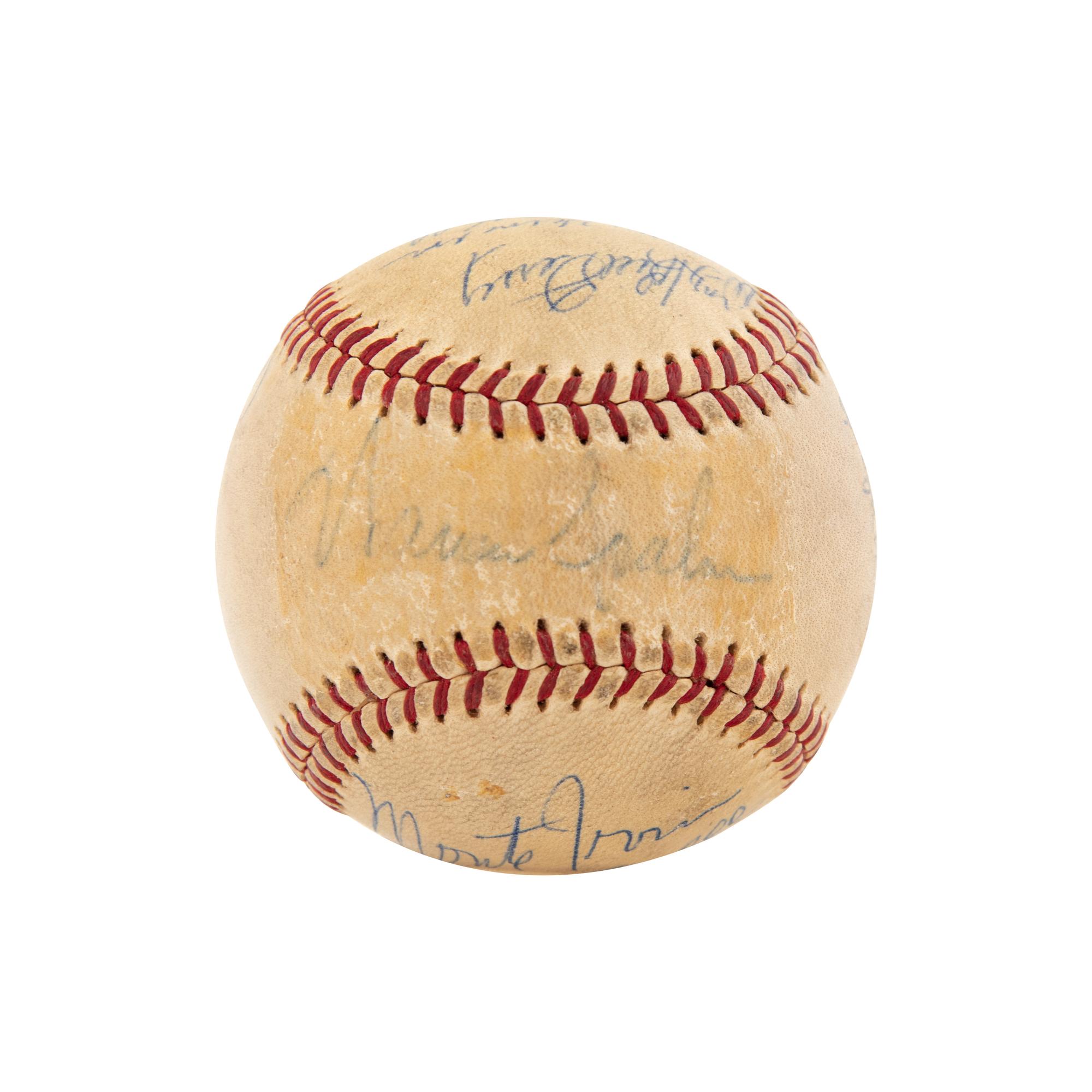 A Unique 1973 Hall of Fame Induction Weekend Signed Baseball,