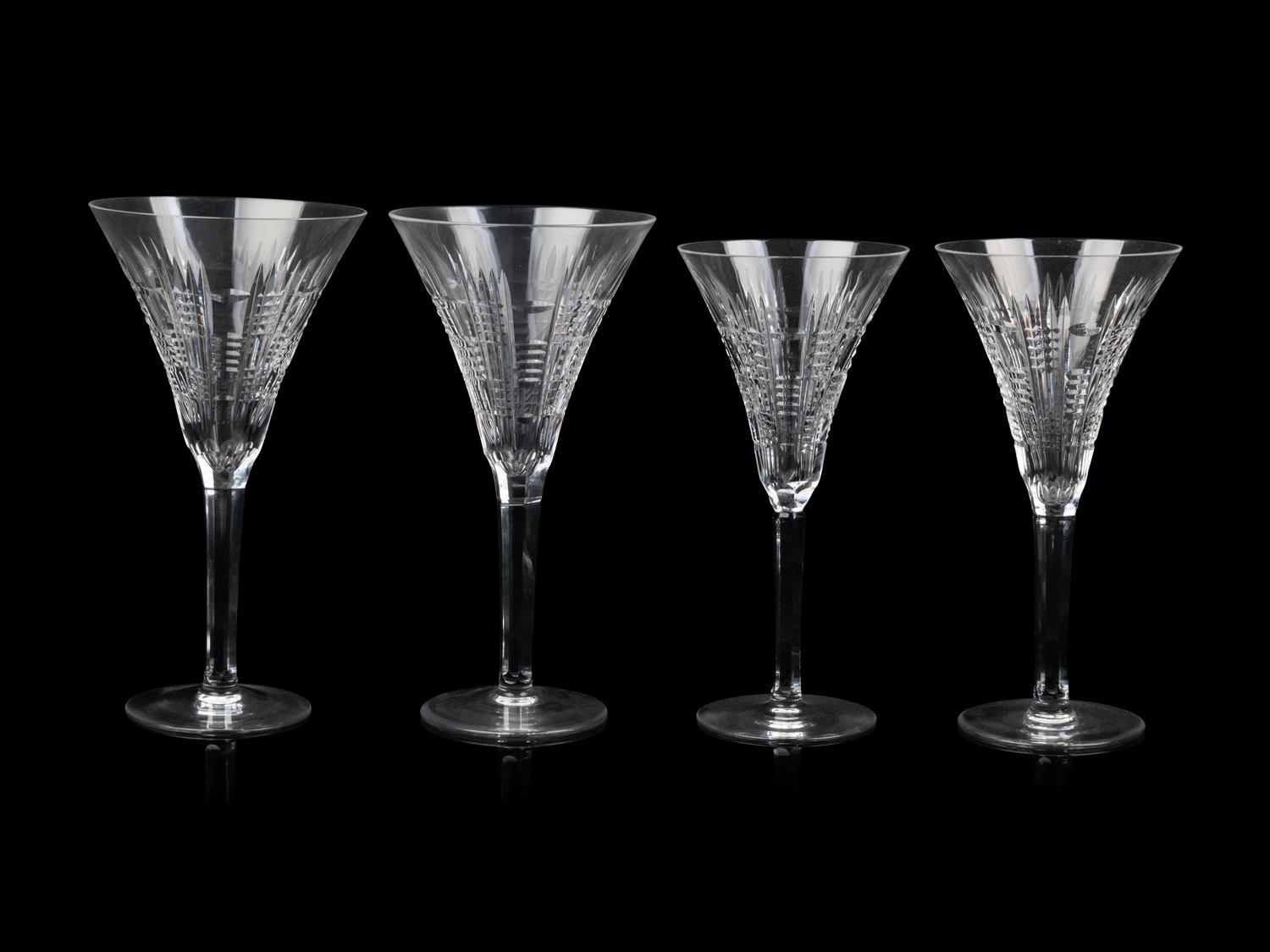 A Waterford Glass Stemware Service