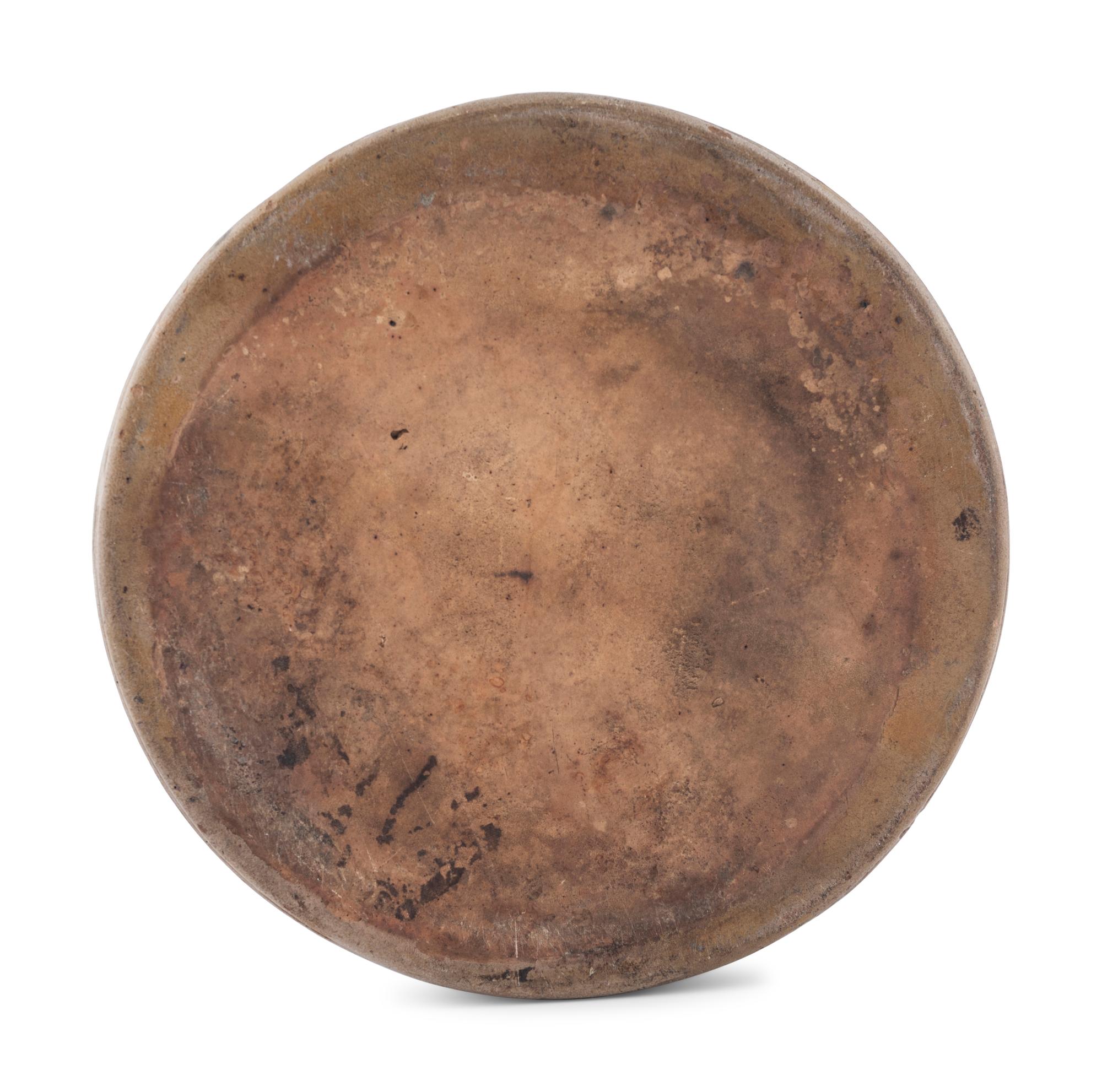 An E.W. Farrington & Co. Two-Gallon Cobalt Decorated Stoneware Crock
