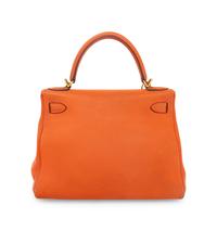HERMÈS, ORANGE KELLY 28