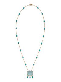 AQUAMARINE AND TURQUOISE NECKLACE
