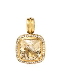DAVID YURMAN, CITRINE AND DIAMOND 'ALBION' PENDANT