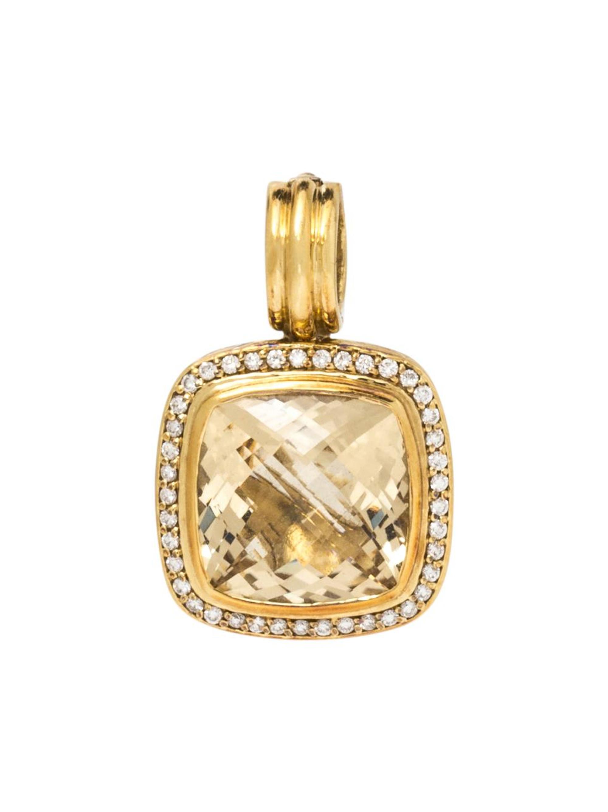 DAVID YURMAN, CITRINE AND DIAMOND 'ALBION' PENDANT