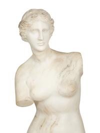 A Carved Marble Sculpture of Venus de Milo after the Antique by Alexandros of Antioch