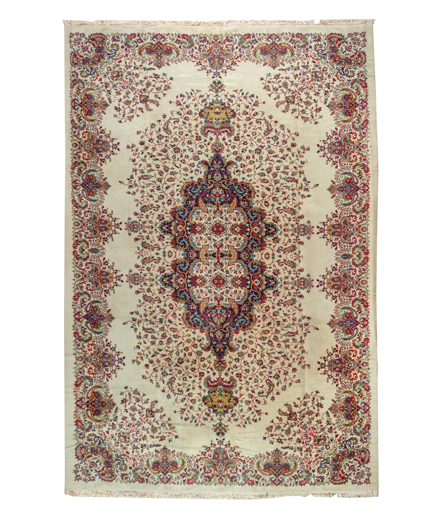 A Kirman Wool Rug