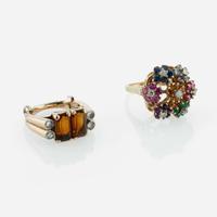 Collection of Two Ladies 14K Gold Rings