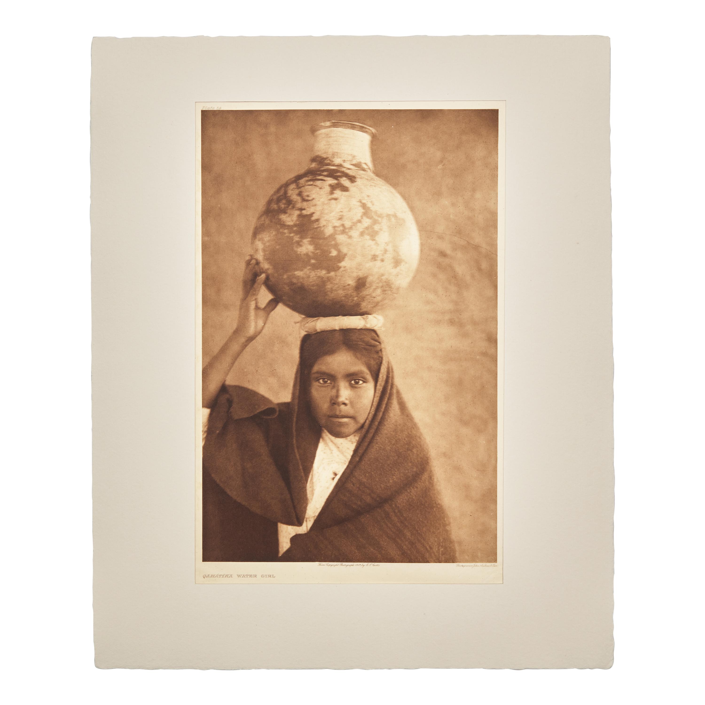 Edward Curtis (American, 1868-1952) — Qahatika Water Girl , 1907